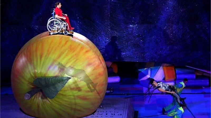 The Apple plays a major part in the Paralympic Opening Ceremony